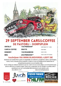 8° Cars & Coffee Rijkevorsel-Leeft @ dorpsplein rijkevorsel